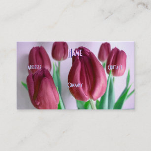 Florist - Rosey Tulips Visitekaartje