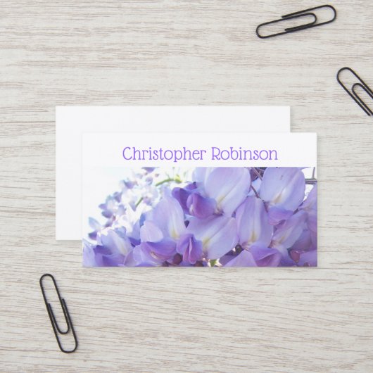 Florist Visitekaartje (Voorkant / Achterkant in situ)