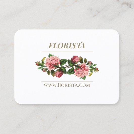 Florista - Carte de visite (Devant)