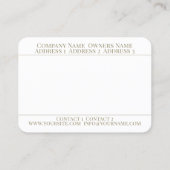 Florista - Visitekaartje (Achterkant)