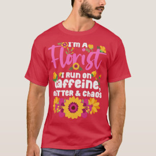 Floristen tuinbouwbloemenbloemen t-shirt