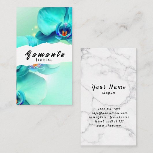 Floristisch Visitekaartje (Voorkant / Achterkant)