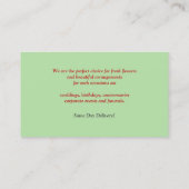 Floristisch Visitekaartje (Achterkant)