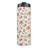 florroos design kunst mooi thermosbeker (Voorkant)