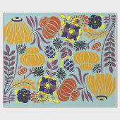 florvormachtergrond cadeaupapier (Vlak)