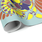 florvormachtergrond cadeaupapier (Rol Hoek)