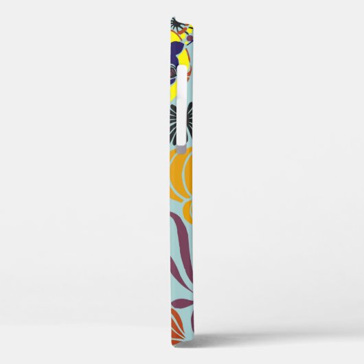 florvormachtergrond Case-Mate iPhone case (Achterkant / Links)