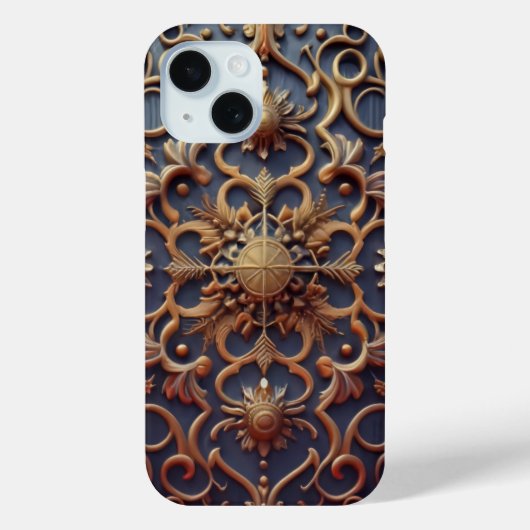 florvormig patroon Case-Mate iPhone case (Achterkant)