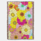 florvormig patroon deken (Voorkant Verticaal)