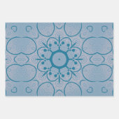 florvormig patroon inpakpapier vel (Voorkant 3)