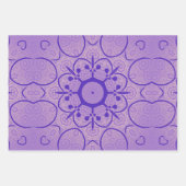 florvormig patroon inpakpapier vel (Voorkant 2)