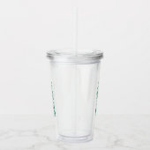 Floss als een boog acryl drinkbeker (Rechts)