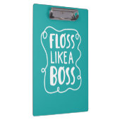 Floss als een boog | Tandheelkundige zin Klembord (Rechts)