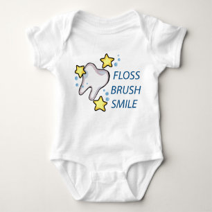 Floss Brush Smile Romper