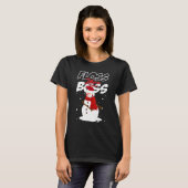 Floss Like a Boss Snowman Flossing Christmas   1 T-shirt (Voorkant volledig)