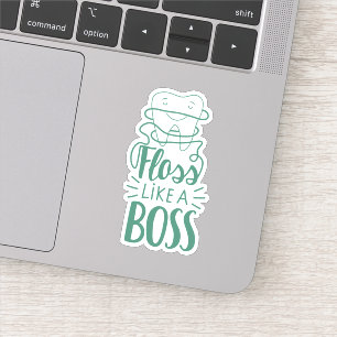 Floss like a boss Sticker