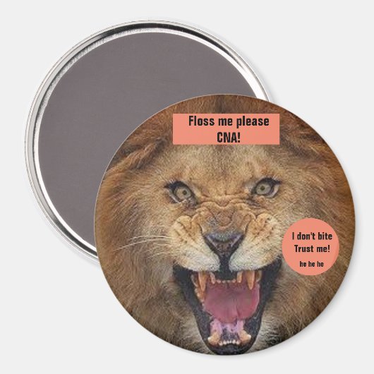 Floss me please CNA ! aimant (Recto/Verso)