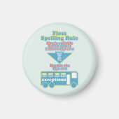 Floss Rule Phonics leren van de Engelse taal Magneet (Voorkant)