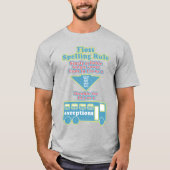 Floss Rule Phonics leren van de Engelse taal T-shirt (Voorkant)