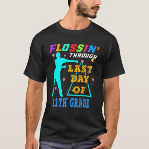 Flossen door laatste dag van de 11e klas t-shirt