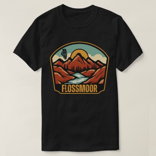 Flossmoor, T-shirt Illinois (Design devant)