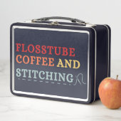 Flosstube Coffee And Stitching - Cross Stitcher  (In situ)