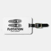 Flotation is mijn kopilot Snowschoenen Bagagelabel (Voorkant horizontaal)