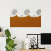 Flotsam Gallet1 - Fractal Poster (Thuiskantoor)