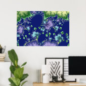 Flottant - Poster Fractal (Bureau à domicile)
