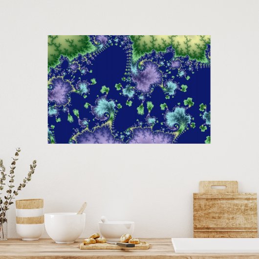 Flottant - Poster Fractal (Cuisine)