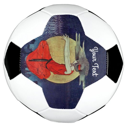 Flottante mystérieuse femme ciel de nuit (Tourné)