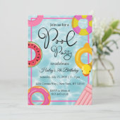 Flottes de la fête d'anniversaire Invitation (Debout devant)