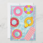 Flottes de la fête d'anniversaire Invitation (Dos)