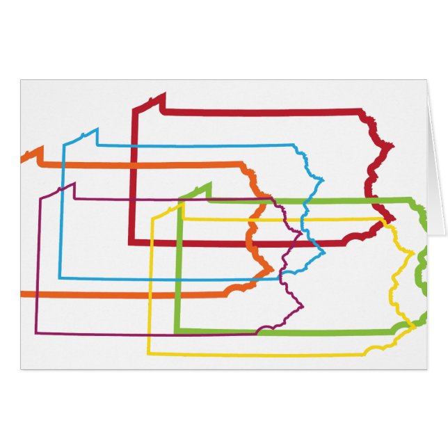 flou de fierté pennsylvanie (Devant horizontal)