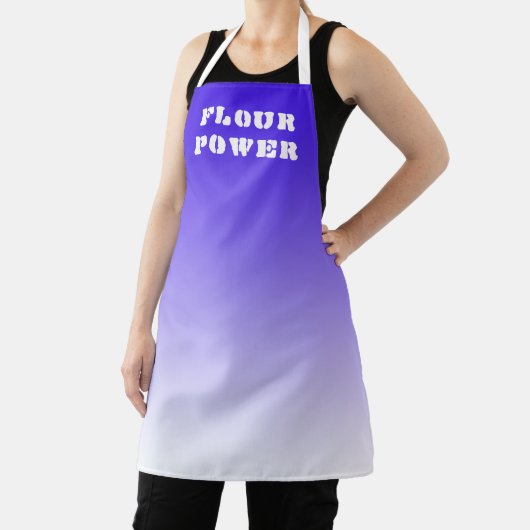 Flour Power Paarse Ombre Baking Schort (Insitu)