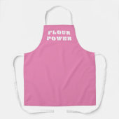 Flour Power Pink Baking Schort (Voorkant)