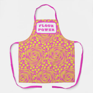 Flour Power Psychedelic Pink Yellow Schort