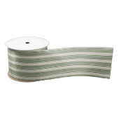 Flour Sack Dbl Stripe in Evergreen en Ivory Lint (Spoel)