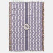 Floured Zigzag Throw Blanket Deken (Voorkant Verticaal)