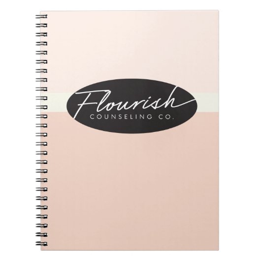 Flourish conseillant le carnet en spirale de photo (Devant)