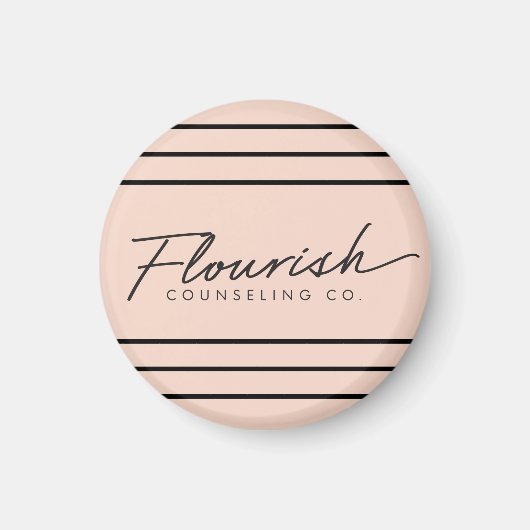 Flourish Counseling Co. Magnet (Devant)