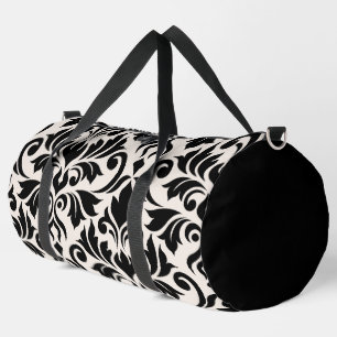 Flourish Damask Art I Zwart op Crème Plunjezak