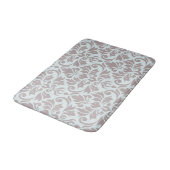 Flourish Damask LG Pattern Taupe op Duck Egg Blue Badmat (Gekanteld)