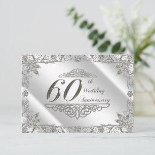 Flourish Diamond 60e anniversaire Mariage RSVP