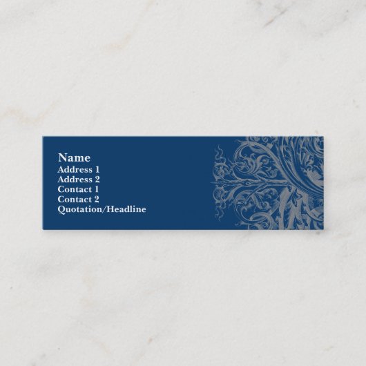 Flourish Profile Card Mini Visitekaartje (Voorkant)