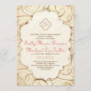 Flourish & Scroll Storybook Fairytale Invitation