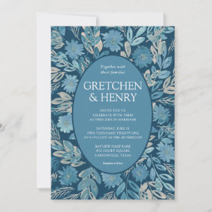 Flourish Watercolor Peinture Faire-part de mariage