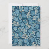 Flourish Watercolor Peinture Faire-part de mariage (Dos)