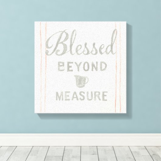 Floursack Kitchen VI Canvas Afdruk (Insitu (Houten vloer))