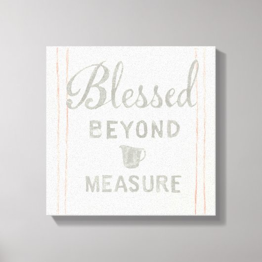 Floursack Kitchen VI Canvas Afdruk (Voorkant)